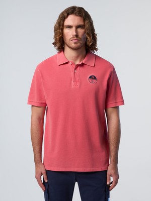 Vintage Görünümlü %100 Pamuk Polo Yaka Tişört