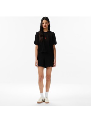 United4 Unıted4 Regular Fit Kadın Siyah Şort.sıyah