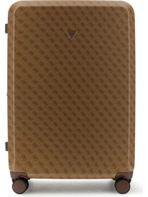 Guess Latona 28 Inç 8 Tekerlekli Kadın Kahverengi Valiz TWHK9211988-LTL