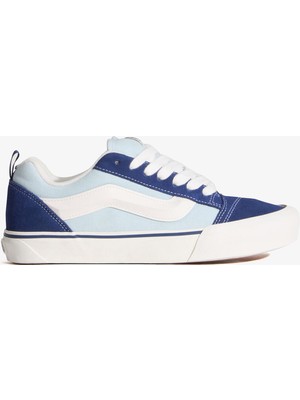 Vans Knu Skool Unisex Mavi Sneaker Süet Malzeme ve Kauçuk Taban ile Enerjik Sokak Stili
