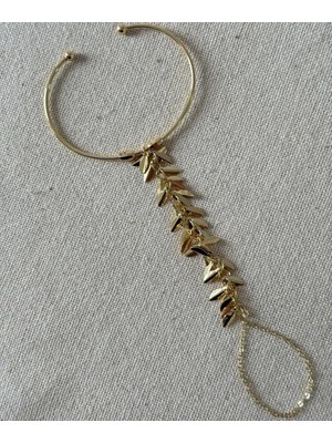 Stelle Jewelry Vip Yaprak Şekilli Gold Şahmeran