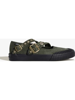 Vans Mary Jane Straps Unisex Haki Sneaker.-