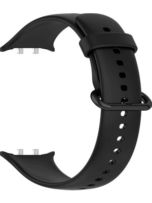 Caseonn Honor Watch 5 ile Uyumlu Kordon Esnek Spor Silikon Kayış Siyah