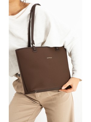 Just Polo Just&polo Kadın Kahverengi El ve Omuz ÇANTASI-BD6049