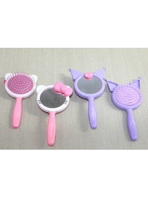 Pileli Store Kuromi, Hello Kitty Karışık Aynalı Tarak
