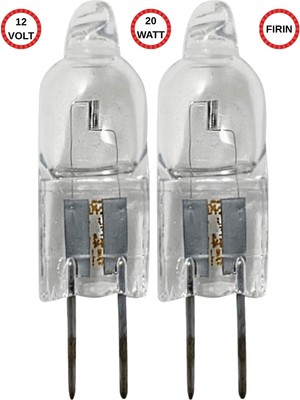 Avarson (2 Adet) Ledvance 12VOLT 20W SARI Işık G4 Duylu Fırın Ampulü