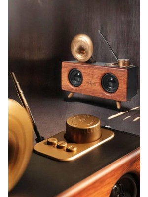 Pileli Store Nostaljik Görünümlü Bluetooth Bağlantılı Speaker
