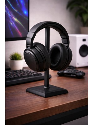 Kulaklık Standı – Masaüstü Kulaklık Askısı-Gaming Kulaklık Standı – Masaüstü Kulaklık Askısı – Kulaklık Tutucu – Minimal Tasarım Kulaklık Standı – 3D Baskı