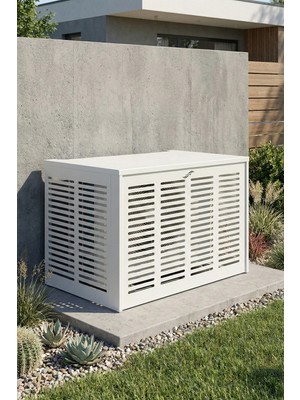 Liccia Klima Motoru/dış Ünite Gizleme/koruma Kafesi S 9000 Btu - 18000 Btu 98X50X70(H) Alüminyum Slotted