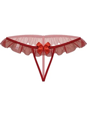 Beruflic Dantelli Taşlı Büyük Beden Fantezi Bato Külot