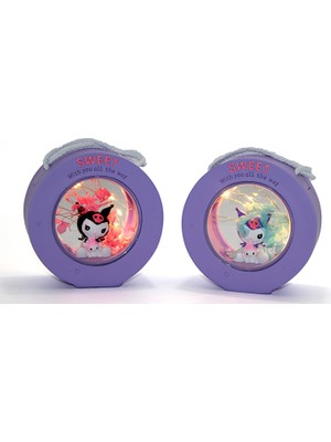 Pileli Store Polyester Kuromi Masa Üstü Lamba Model 2