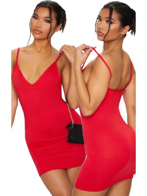 Beruflic Askılı Mini Elbise