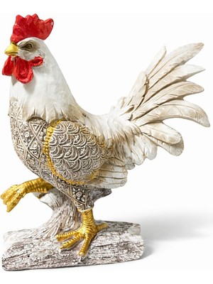 Pileli Store Özel Tasarım Polyester Horoz Figürü