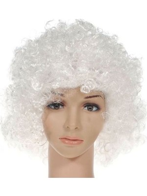 Pileli Store Beyaz Bonus Peruk Saç