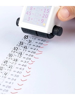 Pileli Store Matematik Işlem Rulosu  Boşluk Doldurmalı Set