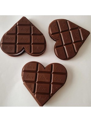 Pileli Store Kalp Tasarımlı Çikolata Not Defteri