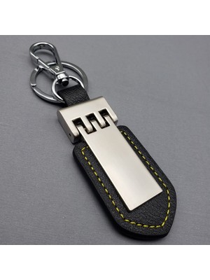 Pileli Store Deri Metal Anahtarlık