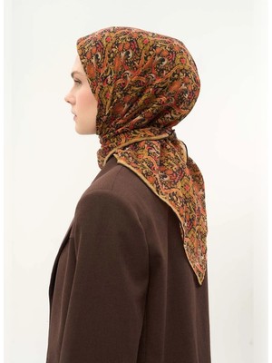 Silk Home Tencel Monare Eşarp Papatya Desen