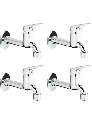 Pileli Store 4lü Aç Kapa Mix Lavabo Musluk Wc Lavabo Uzun Musluk Perlatörlü