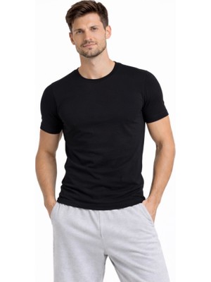 Luviera Şahin Erkek Kısa Kol Pamuklu Atlet 3'lü Paket