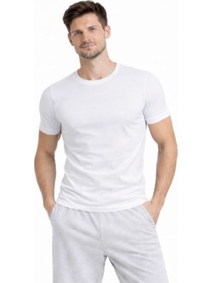 Luviera Şahin Erkek Kısa Kol Pamuklu Atlet 3'lü Paket