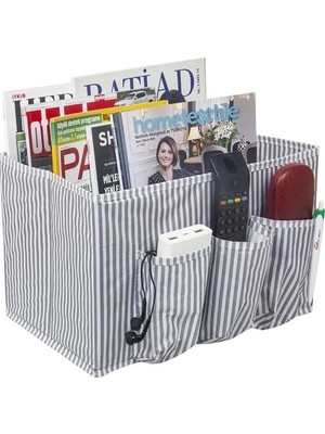 Pileli Store Kullanışlı Başucu Düzenleyici Çok Amaçlı Düzenleyici Organizer Hurç Kutu 02030