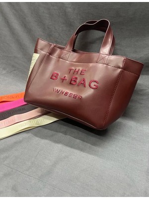 Ges Shop Kadın Deri Canvas El Omuz Çanta