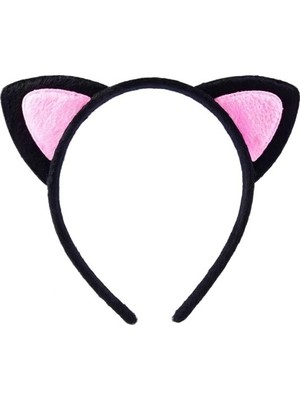 Pileli Store Sevimli Pofuduk Kedi Kulak Tacı