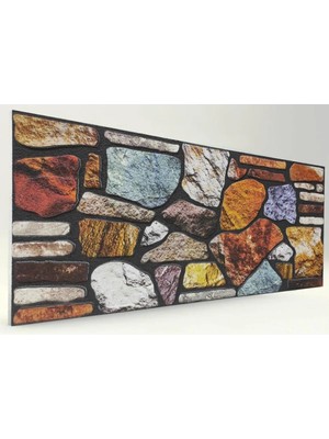 NRY Kayrak Taş Desen Panel 013 Koli 8 Adet