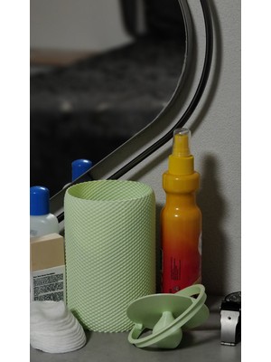 Mini Masaüstü Çöp Kutusu - Yeşil