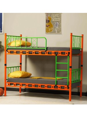 Missidea Carme Genç Odası Fonksiyonel Metal Ranza Takımı 90X200 Cm.