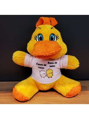 Pileli Store Sevimli Canım Da Canım Balım Da Balım Tasarımlı Peluş Civciv Oyuncak