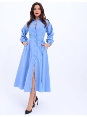 Modaurul 5903 Elbise-Mavi