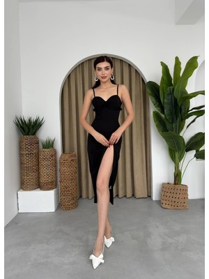 Modaurul Papalia Sırt Detaylı Elbise