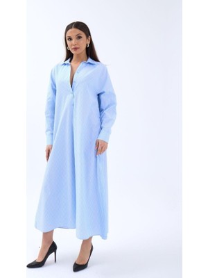 Modaurul 5857 Elbise-San Diego Çizgili