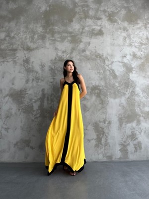 Modaurul Askılı Maxi Boy Elbise