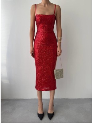 Modaurul Woxo Ip Askılı Elbise