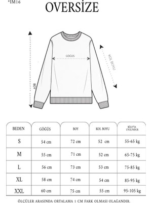 Modaurul Yıldırım Baskılı Bisiklet Yaka Sweatshirt - Siyah