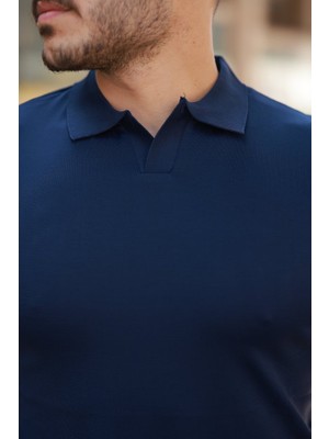 Modaurul Erkek Hemşire Yaka Kısa Kollu Tişört