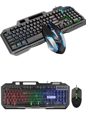 Pileli Store Gaming Oyuncu Klavyesi LED Aydınlatmalı Mekanik Hisli