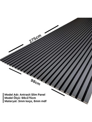 Vintage Keçeli Slim Panel Nry 003