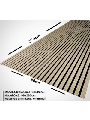 Vintage Keçeli Slim Panel Nry 008