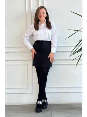 Gömlek Garnili Duble Elbise