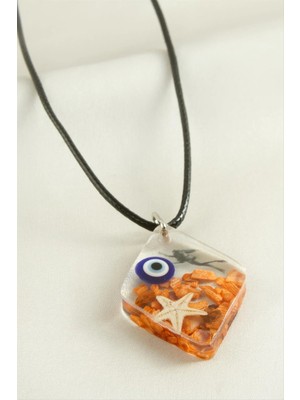 Pileli Store Deniz Yıldızı Epoksi Kolye