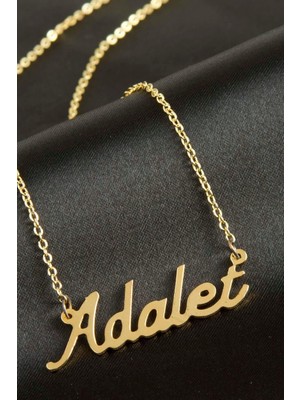 Pileli Store Adalet Isimli Kolye (Kişiye Özel)