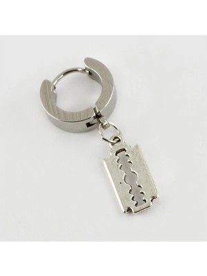 Pileli Store Jilet Figürlü Çelik Erkek Küpe 1 Adet