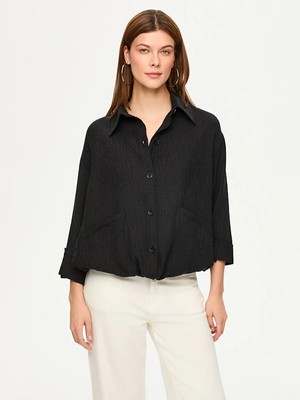 Faik Sönmez Kendinden Dokulu Rahat Form Ceket S26CKT041