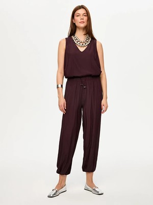 Faik Sönmez Comfort Fit Beli ve Paçası Lastikli Pantolon S26PNT012