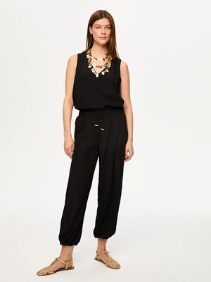 Faik Sönmez Comfort Fit Beli ve Paçası Lastikli Pantolon S26PNT012