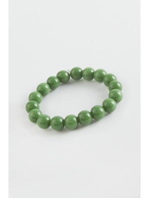 Pileli Store Çocuk Ceyt Doğaltaş Bileklik 8 mm